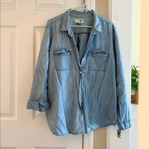 Old Navy Denim Shirt Size XXL